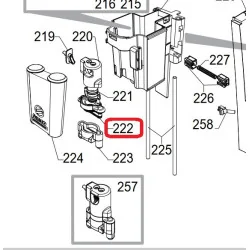 Ограничитель потока капучинатора для кофемашины Saeco/Philips Xelsis, 421944070181