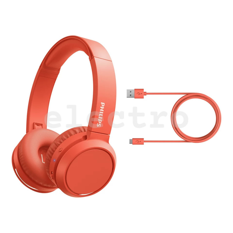 Беспроводные наушники Philips, красный, TAH4205RD/00