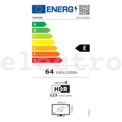 55'' Android UHD teler Toshiba, Google TV, 55UA2363DG