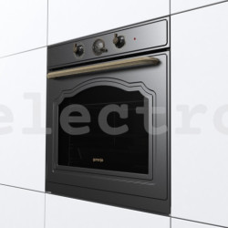 Интегрируемый духовой шкаф Gorenje, 77 л, черный, BOS67371CLB