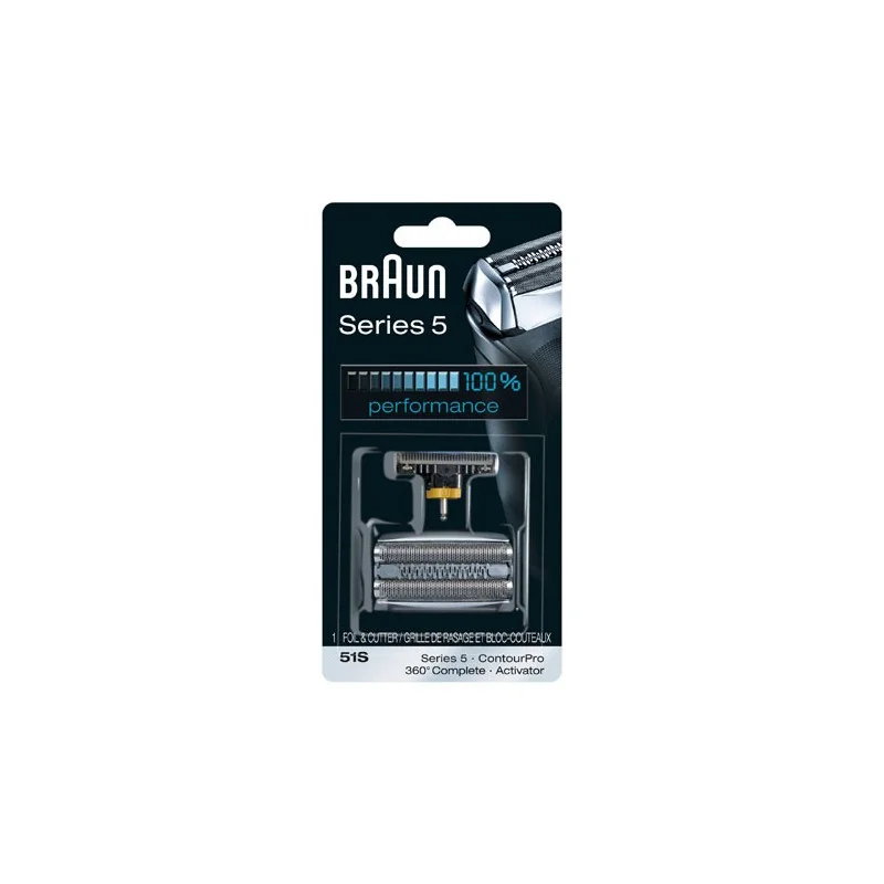 BRAUN pardli varuvõrk + lõiketera 51S BRAUN pardli varuvõrk + lõiketera 51S
