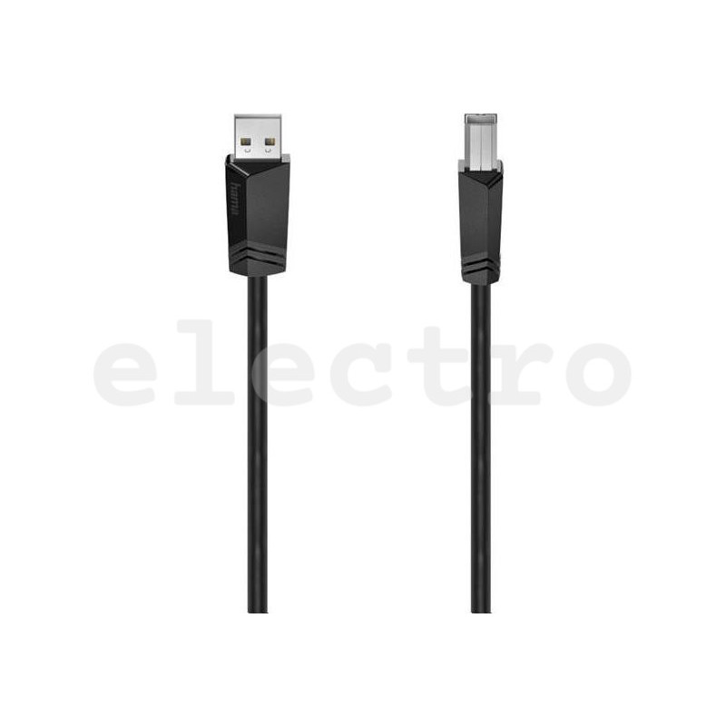 USB kaabel printerile, USB-A -- USB-B, 3 m, hall, 00200901