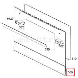 Стекло двери наружное для духовки Electrolux, 3578708574