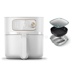 Аэрогриль Philips XXL Airfryer Combi Connected, 8,3 л, 2200 Вт, белый, HD9876/25