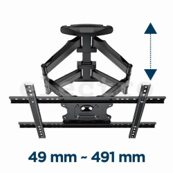 Настенное крепление для телевизора GEMBIRD (32"-75"), WM-75ST-01