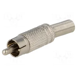RCA pistik metallist must triip, CC-010B, 418271