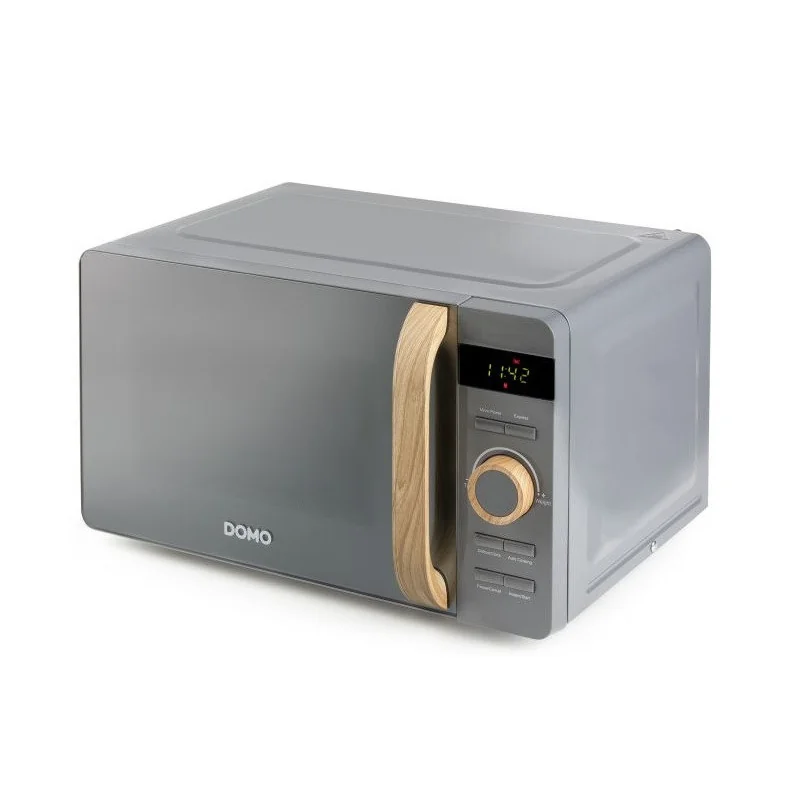 Микроволновая печь, 20 л, 700 Вт, DOMO, серебристый, DO3420