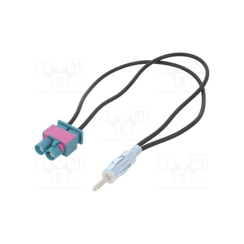 Антенный переходник, вилка DIN - гнездо Fakra x2, ZRS-2F-DIN