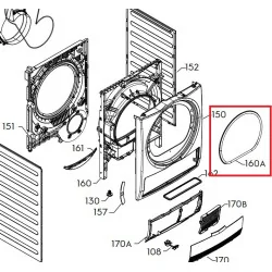 Electrolux/ AEG kuivati/ luugi tihend, 140066097019, AWO