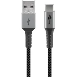 Kaabel USB-A/ USB-C, 3A, 60...