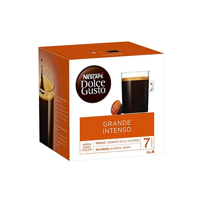 Кофейные капсулы Nescafe Dolce Gusto Grande Intenso, 16 шт Кофейные капсулы Nescafe Dolce Gusto Grande Intenso, 16 шт
