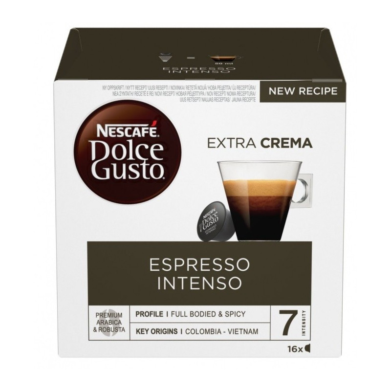 Kohvikapslid Nescafe Dolce Gusto Espresso Intenso Nestle, 16tk