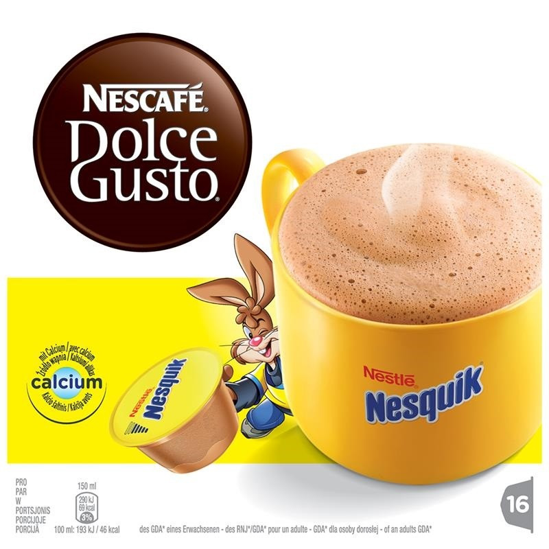 Какао-капсулы Nescafe Dolce Gusto Nesquik Nestle, 16 шт