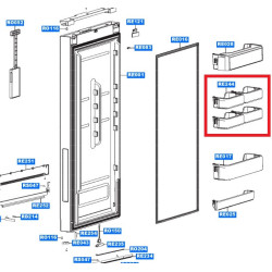Samsung külmiku väike ukseriiul, DA97-07785B