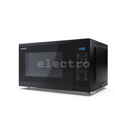 Mikrolaineahi Sharp, 25L, 900W, must, YC-MS252AE-B