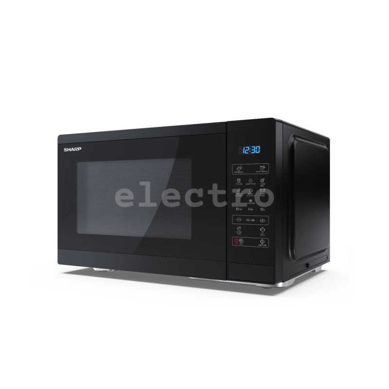 Mikrolaineahi Sharp, 25L, 900W, must, YC-MS252AE-B