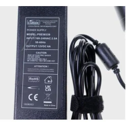 Autokülmiku toiteadapter 12V, 1A, sigaretisüütaja pesaga