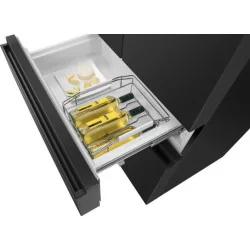 Jäävaba külmik Hisense (186 cm), 480 L, must, RF540N4WFE