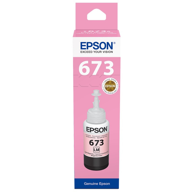 Контейнер с чернилами Epson, T6736 (светло-пурпурный), C13T67364A