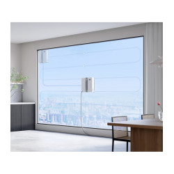 Aknapesurobot Ecovacs Winbot Mini, valge/hall, WINBOTMINI