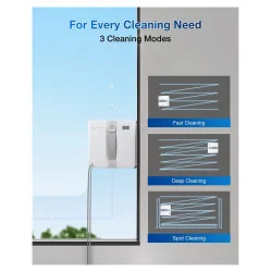 Aknapesurobot Ecovacs Winbot Mini, valge/hall, WINBOTMINI