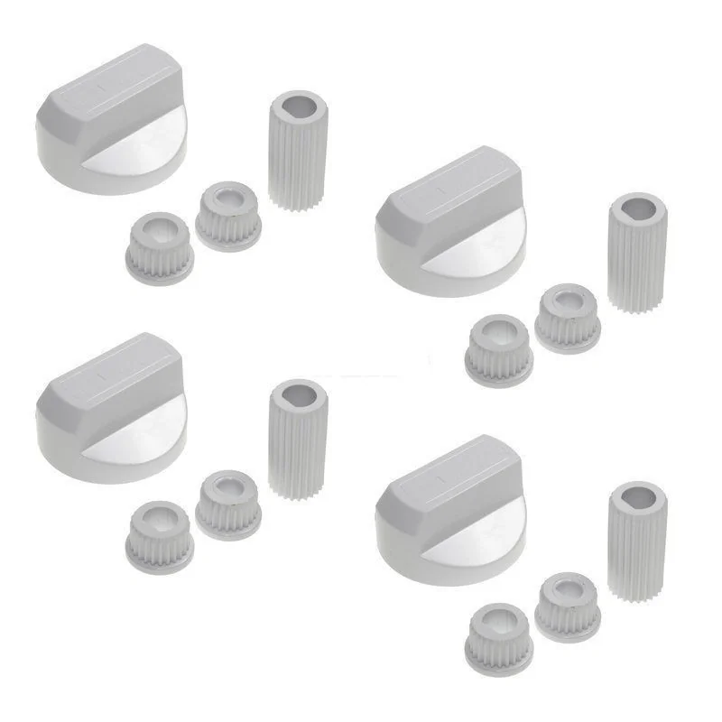 Pliidi universaalne nuppude komplekt, valge, H866226