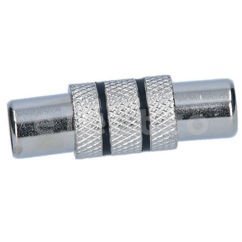 Аудиопереходник RCA гнезда/ RCA гнезда, металл/черный, 2646719 Аудиопереходник RCA гнезда/ RCA гнезда, металл/черный, 2646719