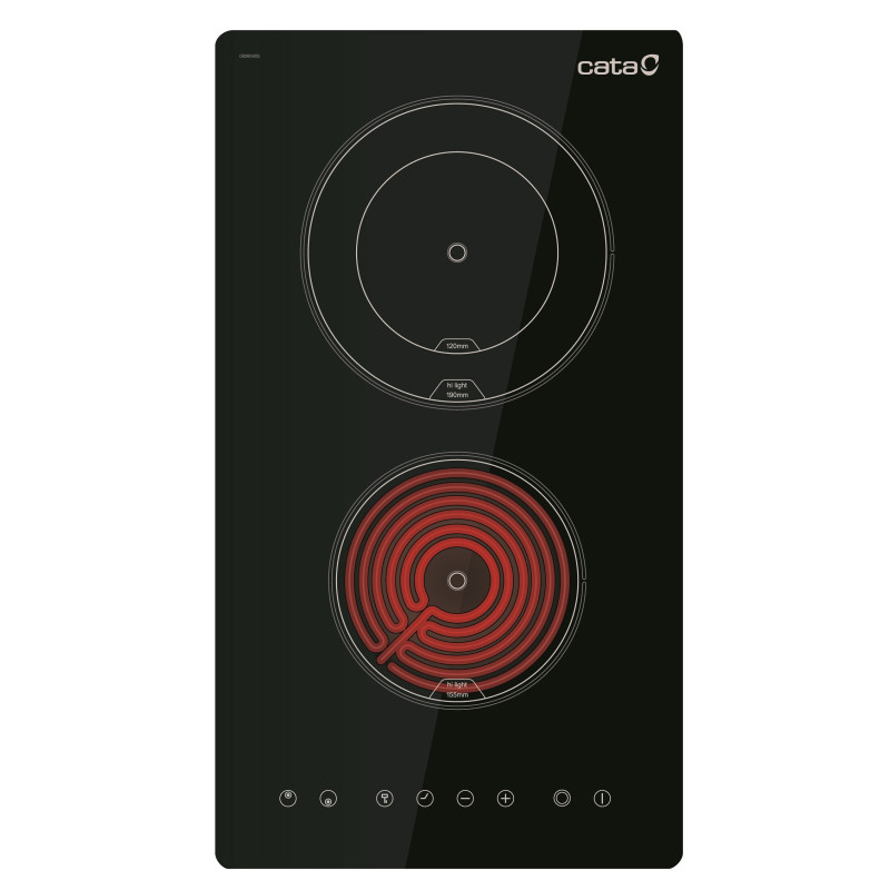 Интегрируемая керамическая варочная панель Cata, черный, TD3002BK