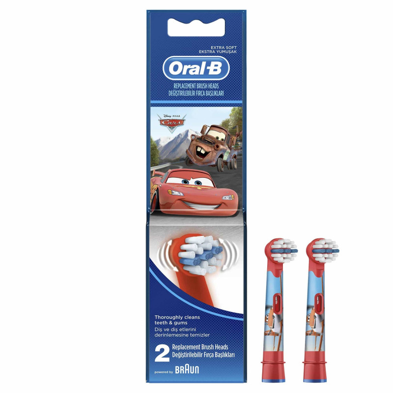 Насадки для зубной щетки Braun EB10-2 Cars/ 2 шт