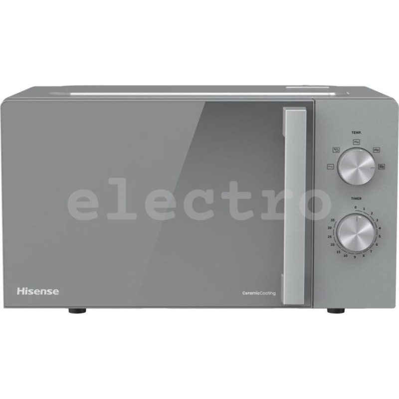Mikrolaineahi Hisense, 20 L, hõbedane, H20MOMCP1H Mikrolaineahi Hisense, 20 L, hõbedane, H20MOMCP1H