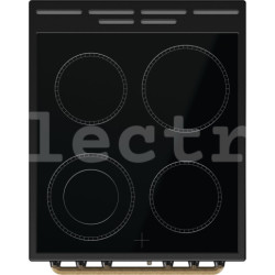 Керамическая плита Gorenje, ретро, 70 л, черный, GECS5B70CLB Керамическая плита Gorenje, ретро, 70 л, черный, GECS5B70CLB