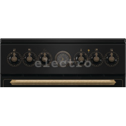 Керамическая плита Gorenje, ретро, 70 л, черный, GECS5B70CLB Керамическая плита Gorenje, ретро, 70 л, черный, GECS5B70CLB