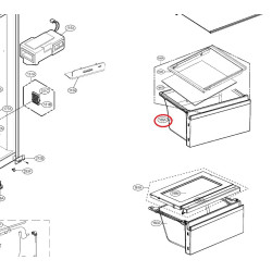 ящик для овощей для холодильников LG, AJP73816705