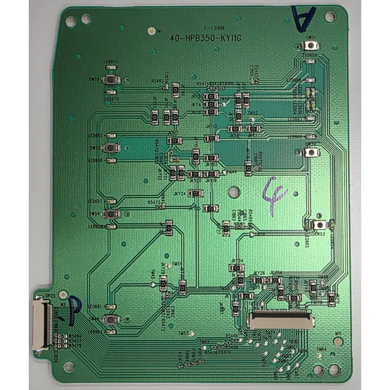 JBL Partybox 310 nuppude plaat, 40-HPB350-KYI1G