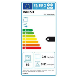 Керамическая плита Indesit, 60 см, Indesit, IS67V8CHWE