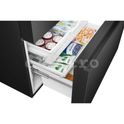 No Frost SBS Холодильник, Hisense, диспенсер для воды и льда, 612 л, высота 179 см, черный, RF793N4SAFE