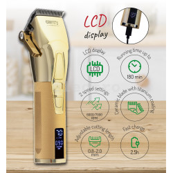 Машинка для стрижки волос ADLER, CR2835G, золотая