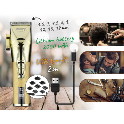 Машинка для стрижки волос ADLER, CR2835G, золотая