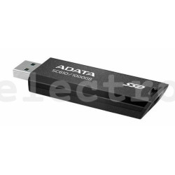 Внешний накопитель SSD, 1 TB, ADATA, SC610-1000G-CBK/RD