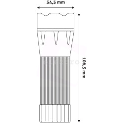 Taskulamp Entac EFL-ZOOM-PL, LED, 1W