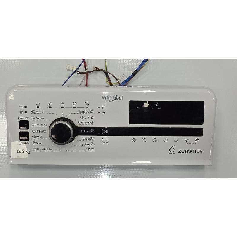 Whirlpool pesumasina TDLRB65242BS EU/N, komplektne esipaneel, kasutatud