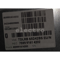 Передняя панель стиральной машины Wirlpool TDLRB65242BS EU/N в сборе, использованный деталь