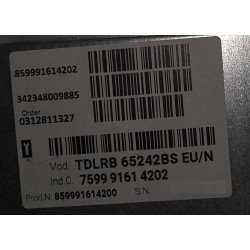 Whirlpool pesumasina TDLRB65242BS EU/N, komplektne esipaneel, kasutatud