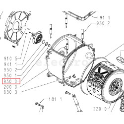 Сальник для стиральных машин Indesit, Whirlpool, 481010777092, V22A SEAL,V-22A