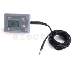 Temperatuuride salvesti, 2-kanaliga, Bluetooth, AZ88361, temperatuuri loger