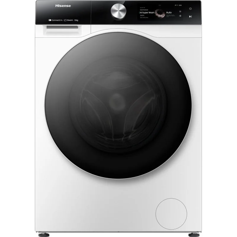 Pesumasin Hisense, 12 kg, sügavus 61 cm, 1400 p/min, WF7S1247BW