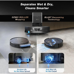 Pesev robottolmuimeja Ecovacs Deebot X9 PRO OMNI, must