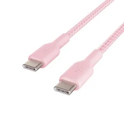 кабель USB-C/ USB-C, 2м, USB-C/2M, розовый