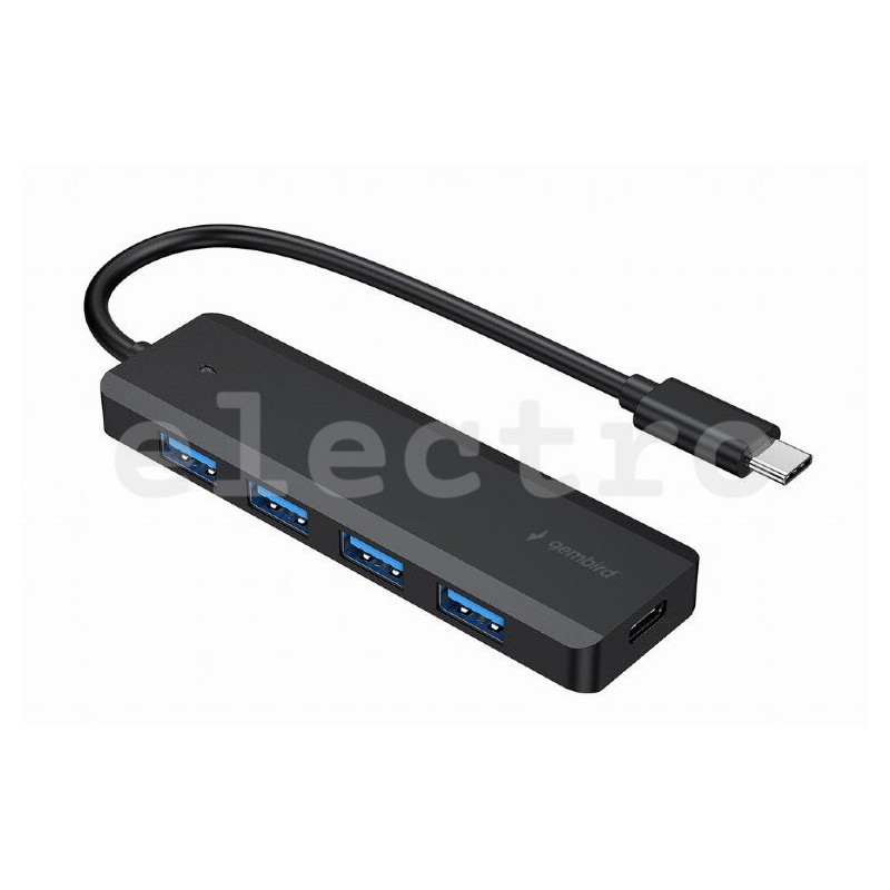 USB-C Hub Gembird, USB-A, 4 x USB 3.0, UHB-CM-U3P4P-01 USB-C Hub Gembird, USB-A, 4 x USB 3.0, UHB-CM-U3P4P-01