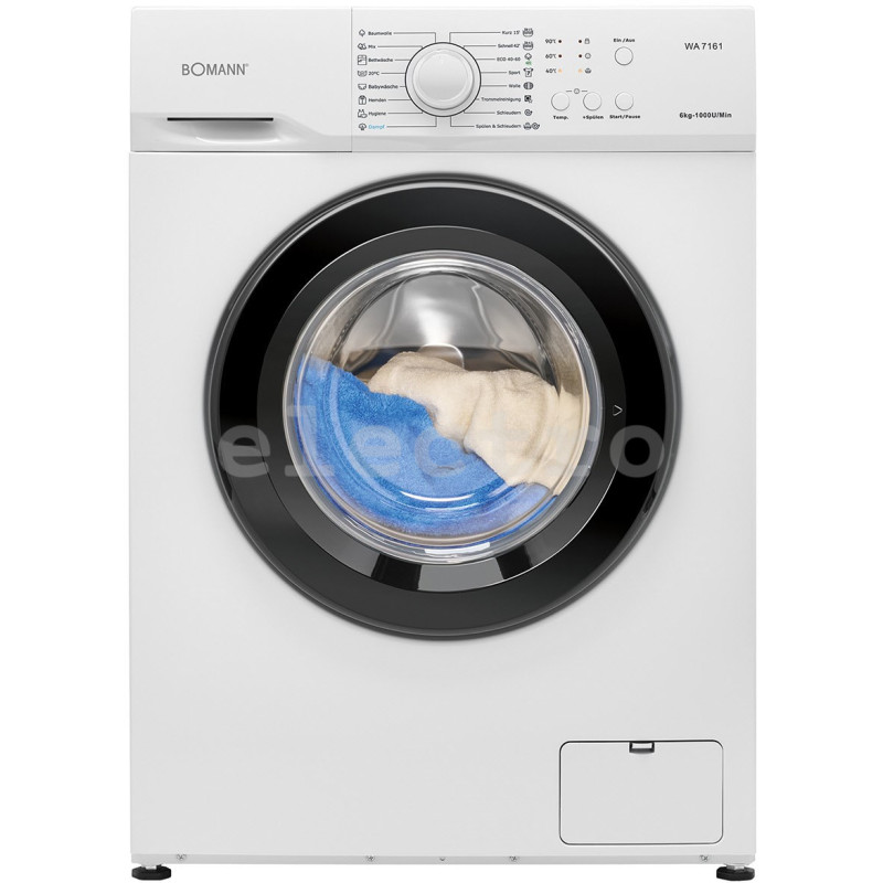 Eestlaetav pesumasin Bomann, 6 kg, sügavus 44 cm, 1000 p/min, WA7161